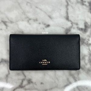 Coach Bifold Wallet In Black